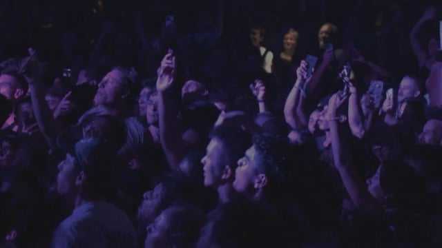 Crowd jumping